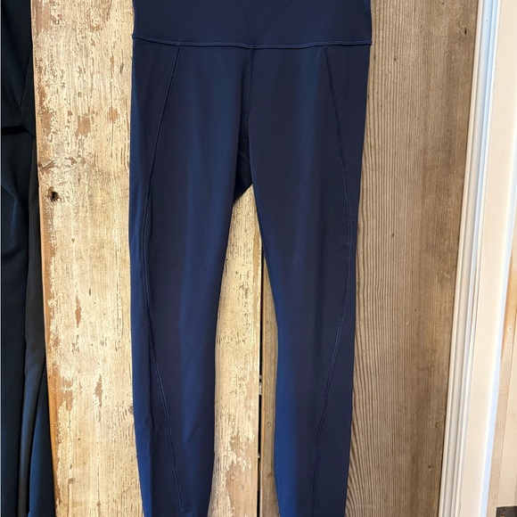 Lululemon Navy Blue Leggings - Picture 1 of 5